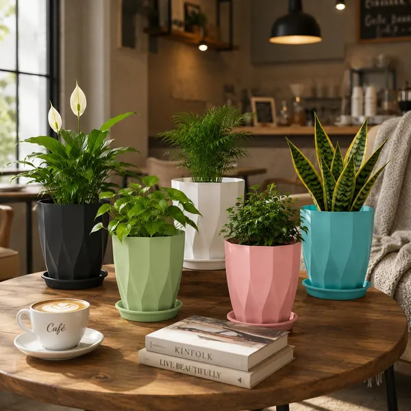 Plastic_Plant_Pot_With_Drain_Tray