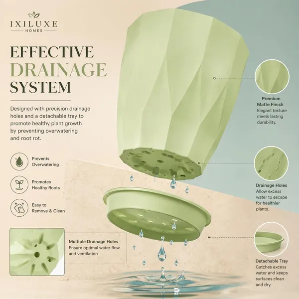 Plastic_Plant_Pot_With_Drain_Tray