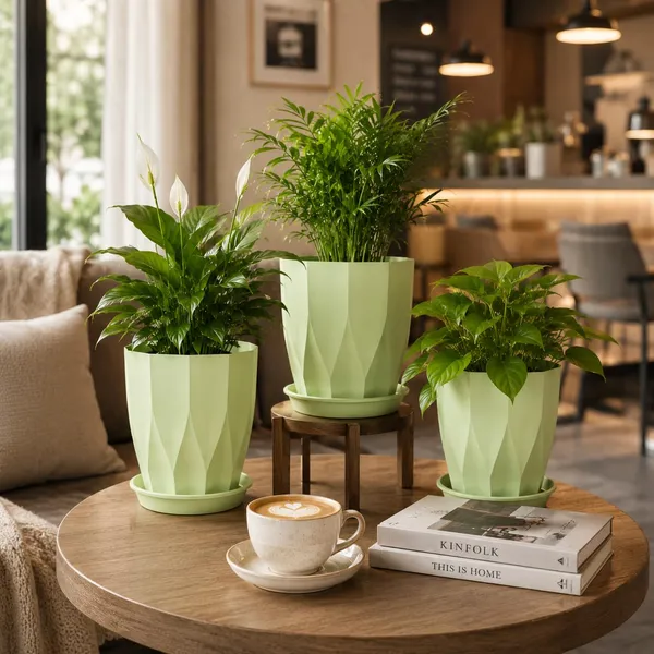Plastic_Plant_Pot_With_Drain_Tray