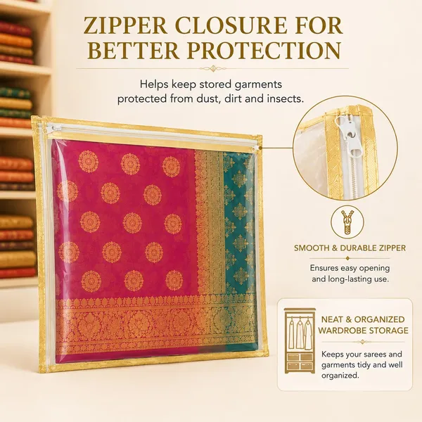 Saree_Cover_With_Zipper