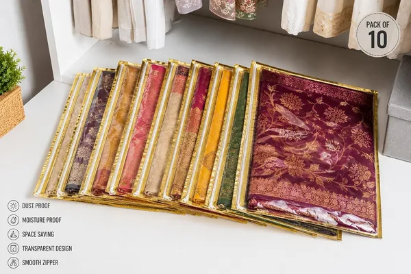 Saree_Storage_Bag_With_Window_And_Zipper