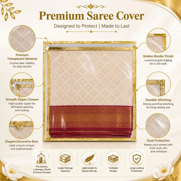 Saree_Storage_Bag_With_Window_And_Zipper