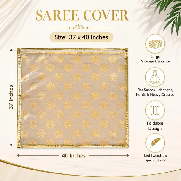 Saree_Storage_Bag_With_Transparent_Window_And_Zipper