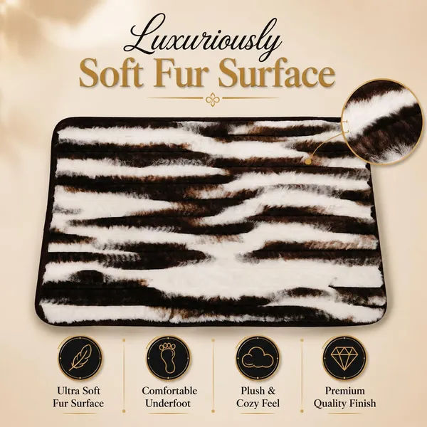 Faux_Fur_Zebra_Stripe_Doormat