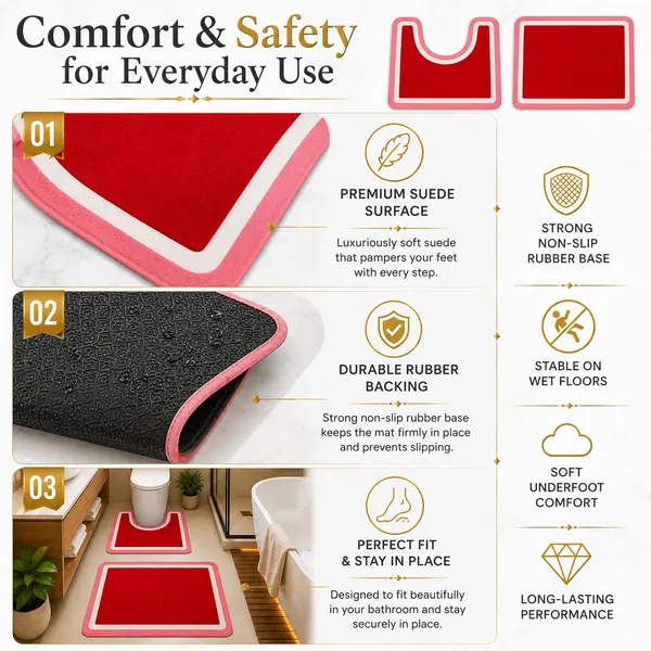 U_Shape_And_Rectangle_Toilet_Bath_Mat_Set