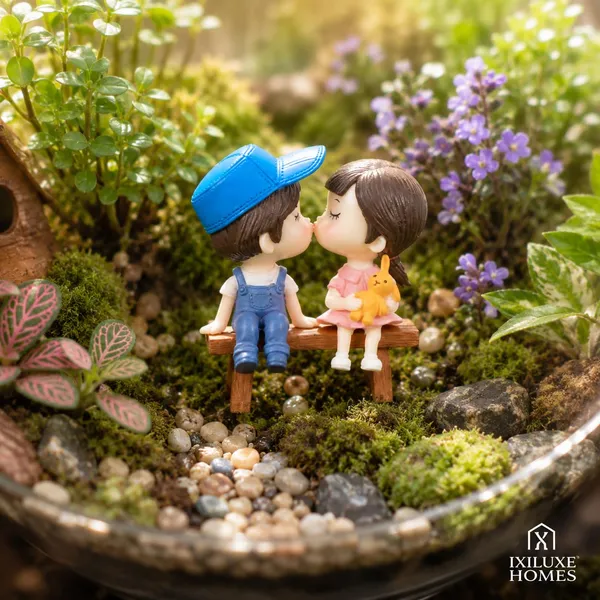 Miniature_Couple_Figurines_With_Bench_Polyresin_Showpiece_-_Pack_of_2