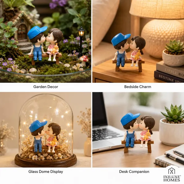 Miniature_Couple_Figurines_With_Bench_Polyresin_Showpiece_-_Pack_of_2