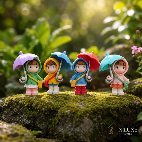 Miniature_Figurine_Set_With_Umbrellas
