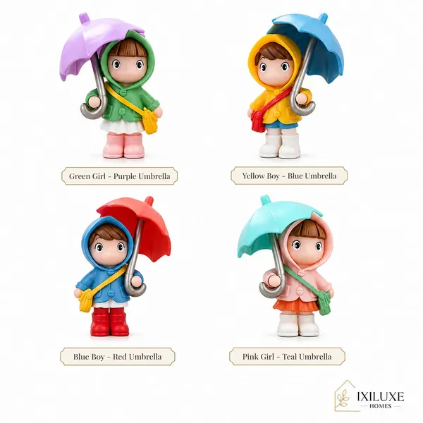 Miniature_Figurine_Set_With_Umbrellas