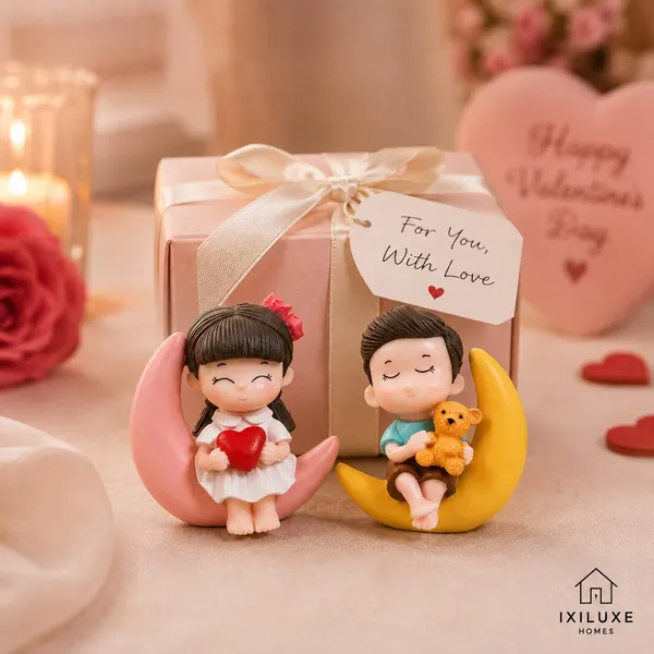 Couple_Figurines_With_Moon_Base_-_Pack_of_2