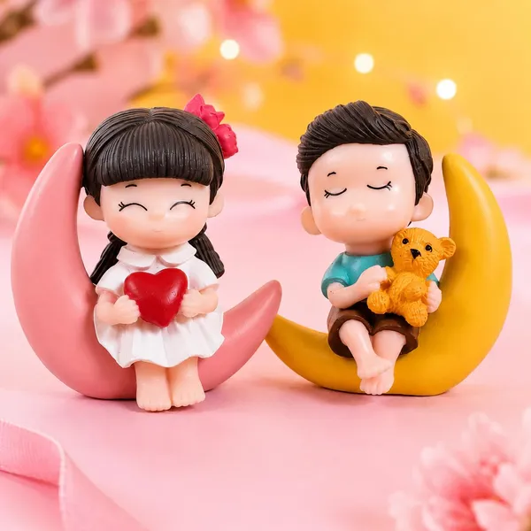 Couple_Figurines_With_Moon_Base_-_Pack_of_2