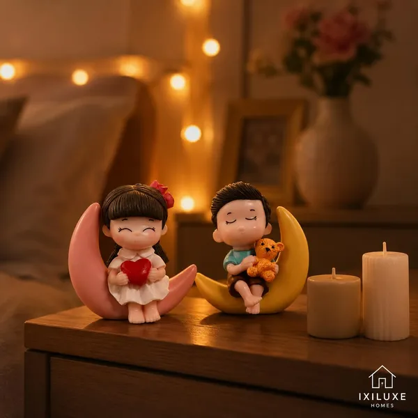 Couple_Figurines_With_Moon_Base_-_Pack_of_2