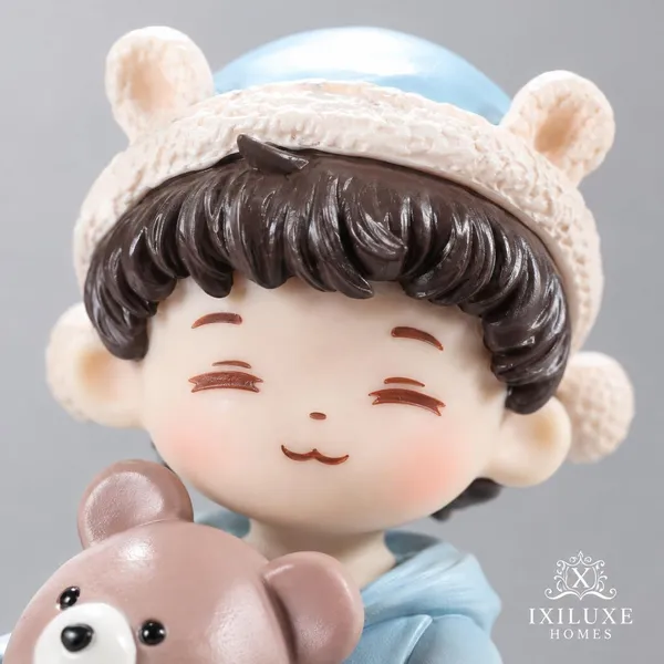 Polyresin_Couple_Figurine_With_Teddy_Bears_-_Pack_of_2