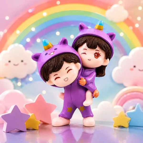 Unicorn_Couple_Polyresin_Figurine_-_Pack_of_2