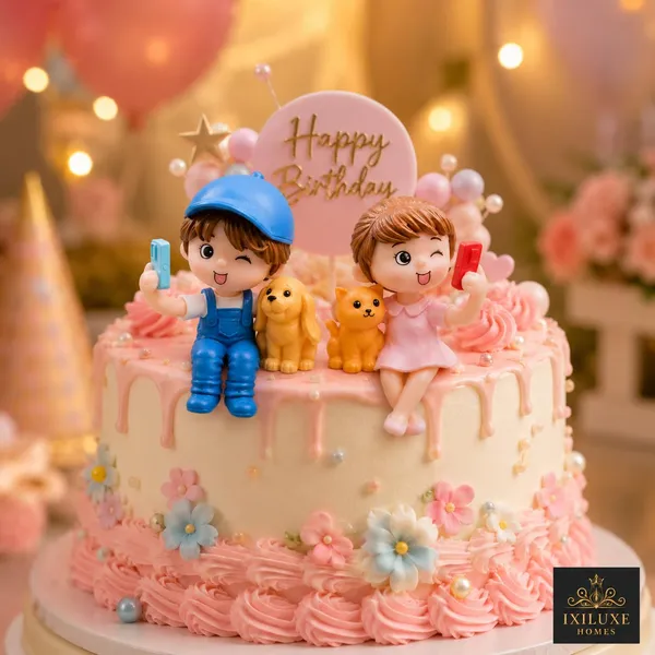 Polyresin_Couple_Figurines_With_Pets_-_Pack_of_2