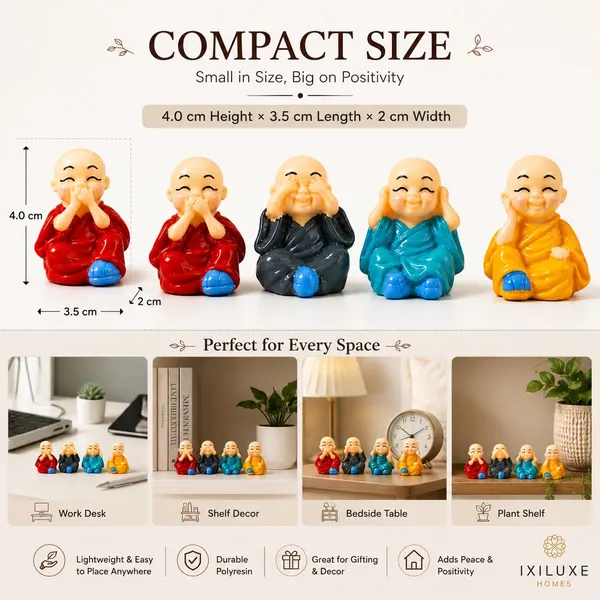 Polyresin_Monk_Figurines_-_Pack_of_2