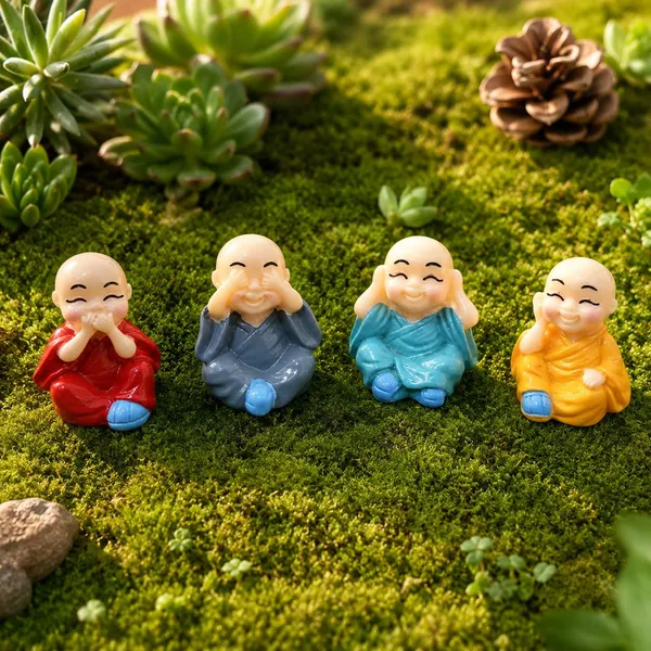 Polyresin_Monk_Figurines_-_Pack_of_2