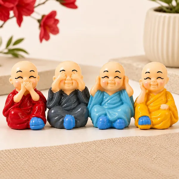 Polyresin_Monk_Figurines_-_Pack_of_2