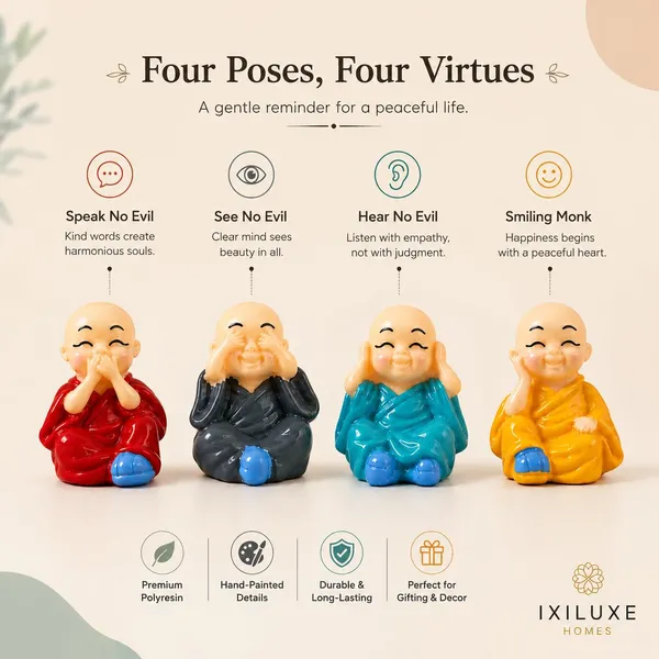 Polyresin_Monk_Figurines_-_Pack_of_2