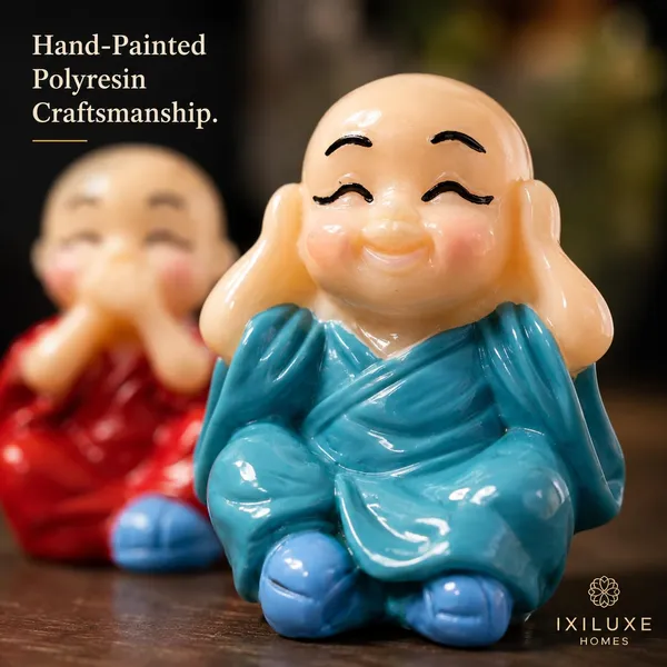 Polyresin_Monk_Figurines_-_Pack_of_2