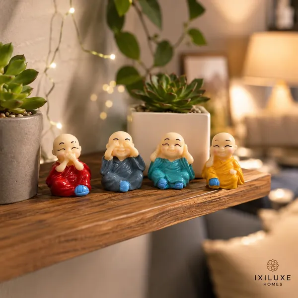 Polyresin_Monk_Figurines_-_Pack_of_2