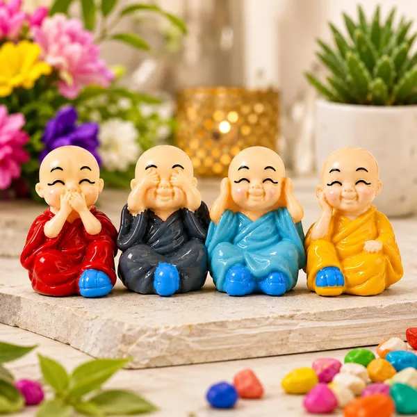 Polyresin_Monk_Figurines_-_Pack_of_2
