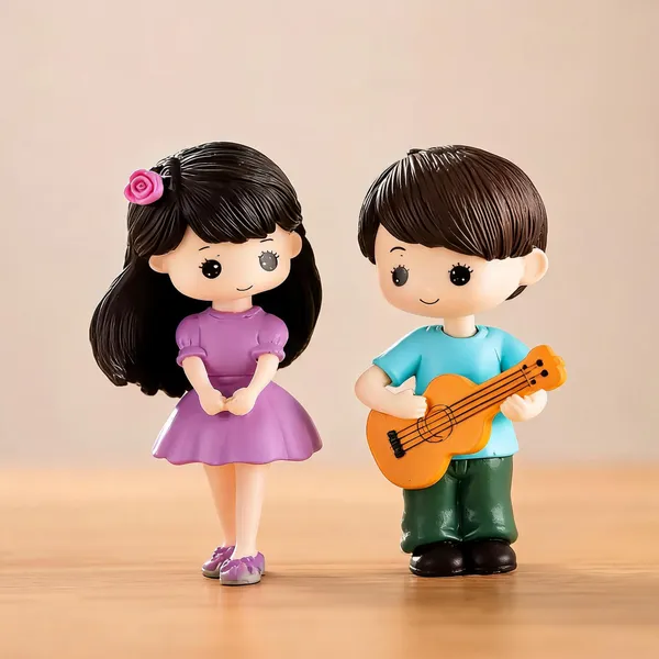 Polyresin_Couple_Figurines_-_Pack_of_2