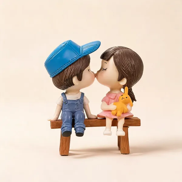 Miniature_Couple_Figurines_With_Bench_Polyresin_Showpiece_-_Pack_of_2