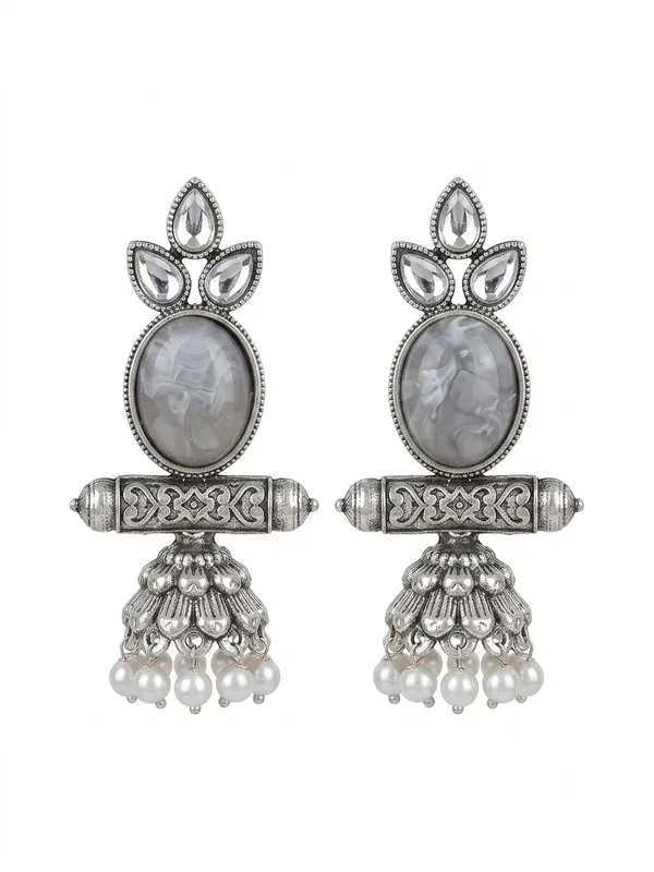 Silver-Tone_Oxidized_Pearl_Drop_Jhumka_Earrings_for_Women