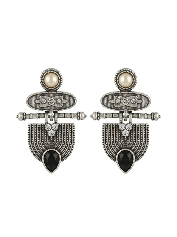 Silver_Tone_Oxidised_Statement_Earrings_for_Women