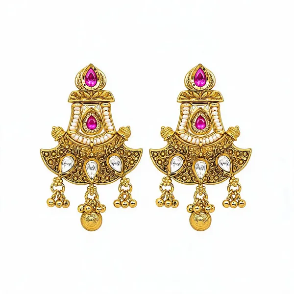 Gold_Tone_Stone_Studded_Chandelier_Earrings_for_Women