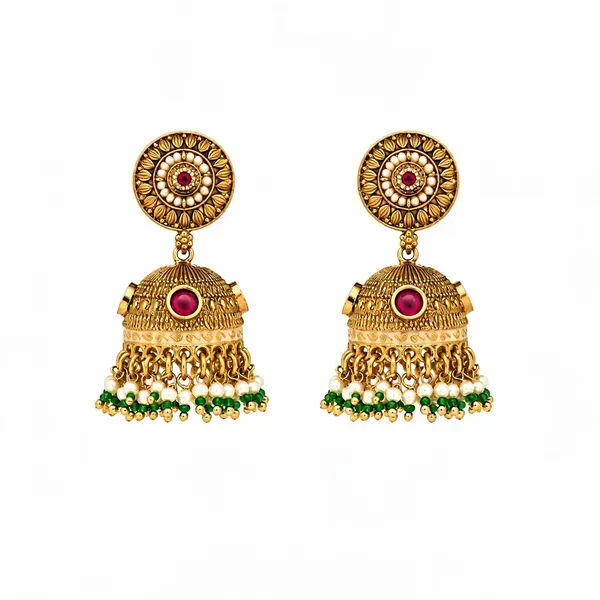 Gold_Tone_Red_Stone_Jhumka_Earrings_for_Women
