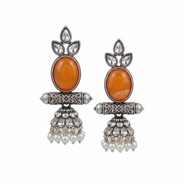 Silver-Tone_Stone_Dangle_Earrings_for_Women
