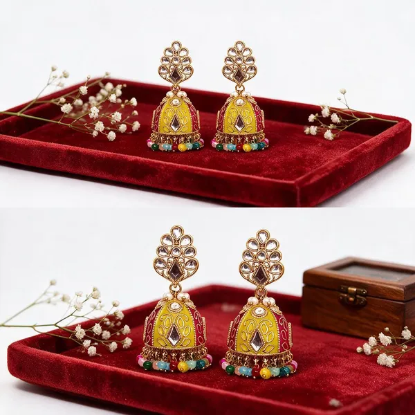 Multicolour_Kundan_Style_Jhumka_Earrings_for_Women