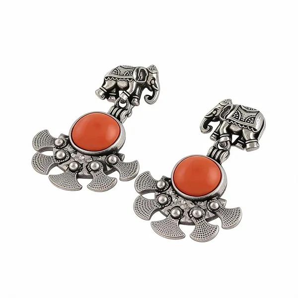 Silver_Oxidised_Elephant_Drop_Earrings_for_Women