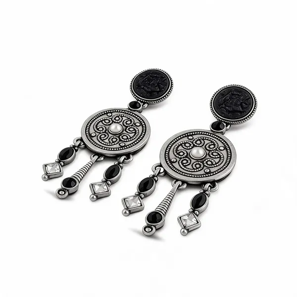 Oxidized_Silver_Tribal_Dangle_Earrings_for_Women