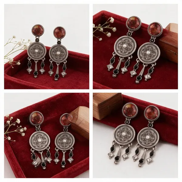 Silver_Tone_Stone_Studded_Drop_Earrings_for_Women