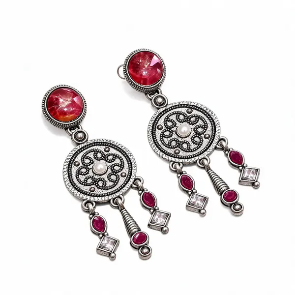 Silver-Tone_Oxidized_Chandelier_Earrings_for_Women