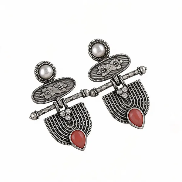 Silver-Tone_Oxidized_Statement_Earrings_for_Women