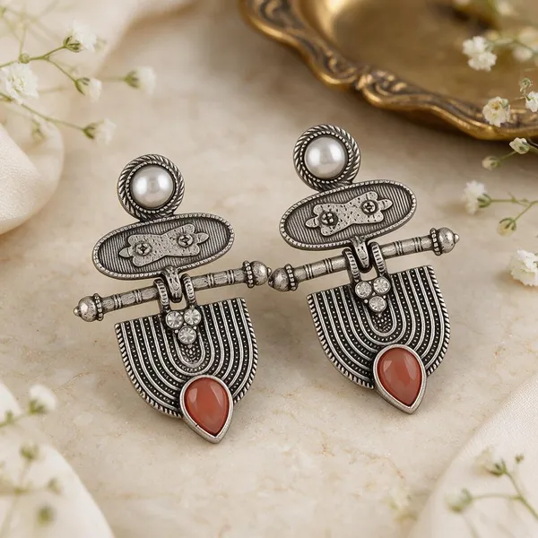 Silver-Tone_Oxidized_Statement_Earrings_for_Women
