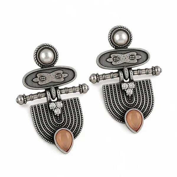 Silver-Tone_Oxidized_Statement_Earrings_for_Women