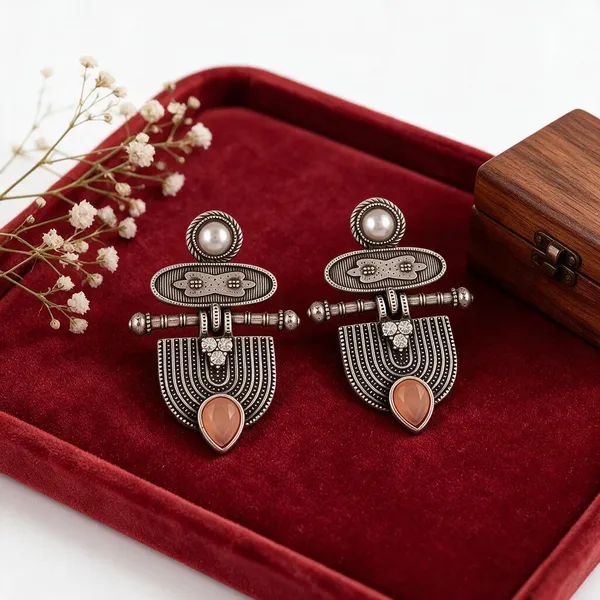Silver-Tone_Oxidized_Statement_Earrings_for_Women