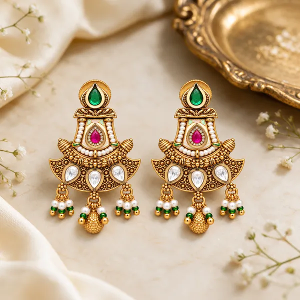 Gold_Tone_Stone_Studded_Chandelier_Earrings_for_Women