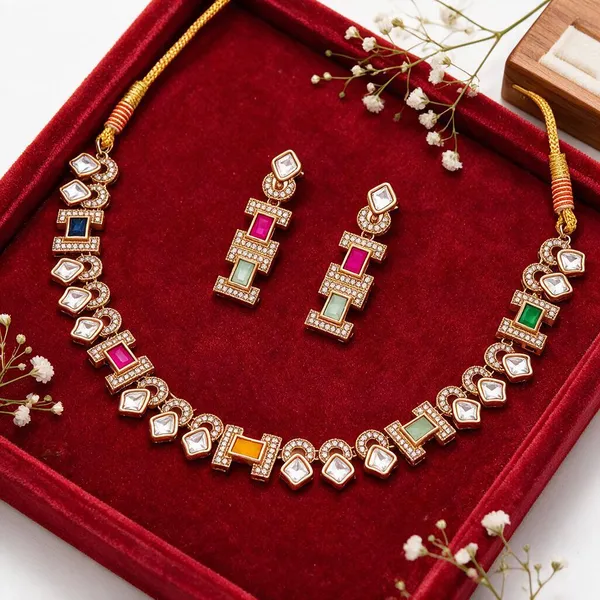 Gold_Tone_Multicolor_Necklace_Set_for_Women