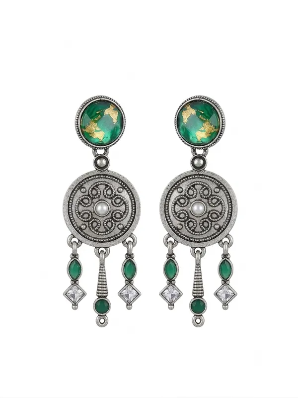 Green_Oxidised_Drop_Earrings_for_Women