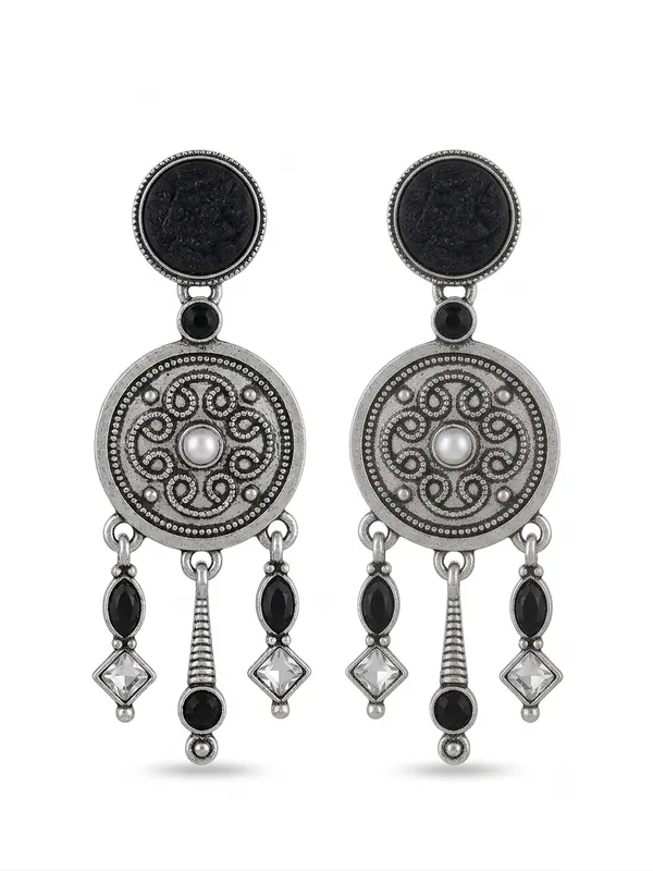 Oxidized_Silver_Tribal_Dangle_Earrings_for_Women