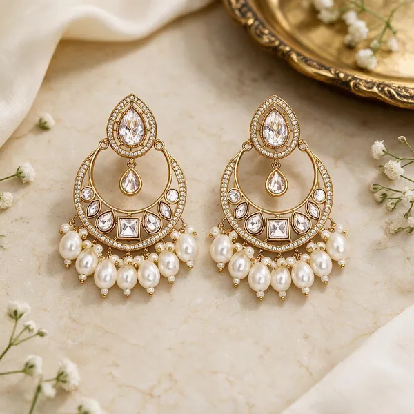 Gold_Tone_Crystal_Pearl_Chandbali_Earrings_For_Women