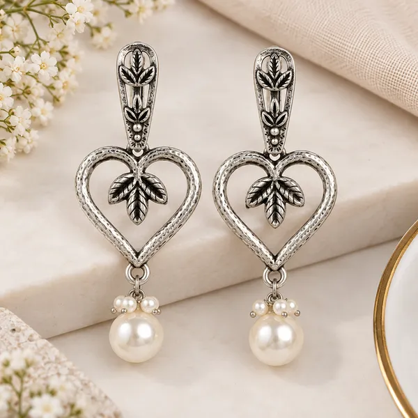 Silver_Tone_Heart_Pearl_Drop_Earrings_for_Women