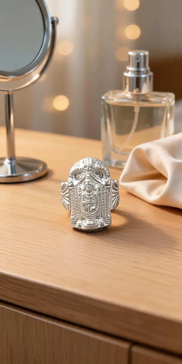 Silver_Metal_Embossed_Hanuman_Religious_Ring_For_Men