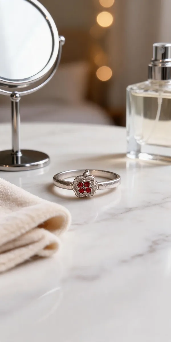 Silver_Metal_Red_Stone_Floral_Ring_For_Women